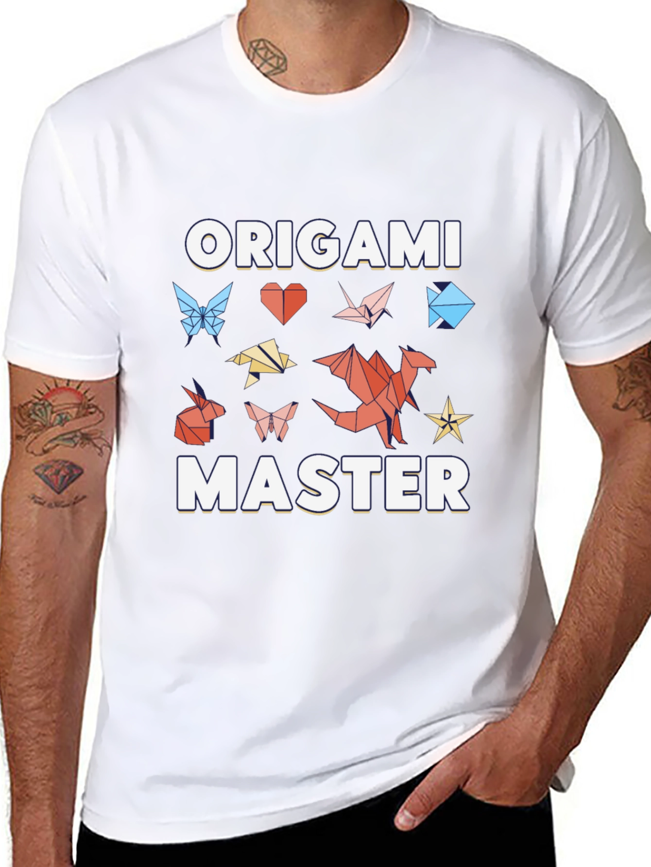 Origami Master T-Shirt - Unique Graphic Tee