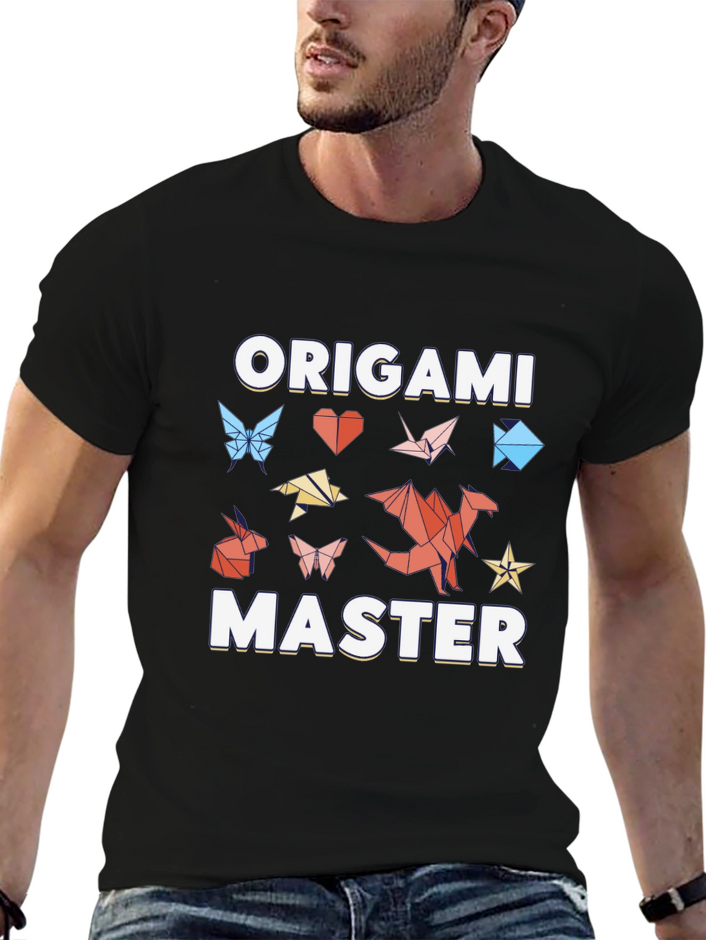 Origami Master T-Shirt - Unique Graphic Tee