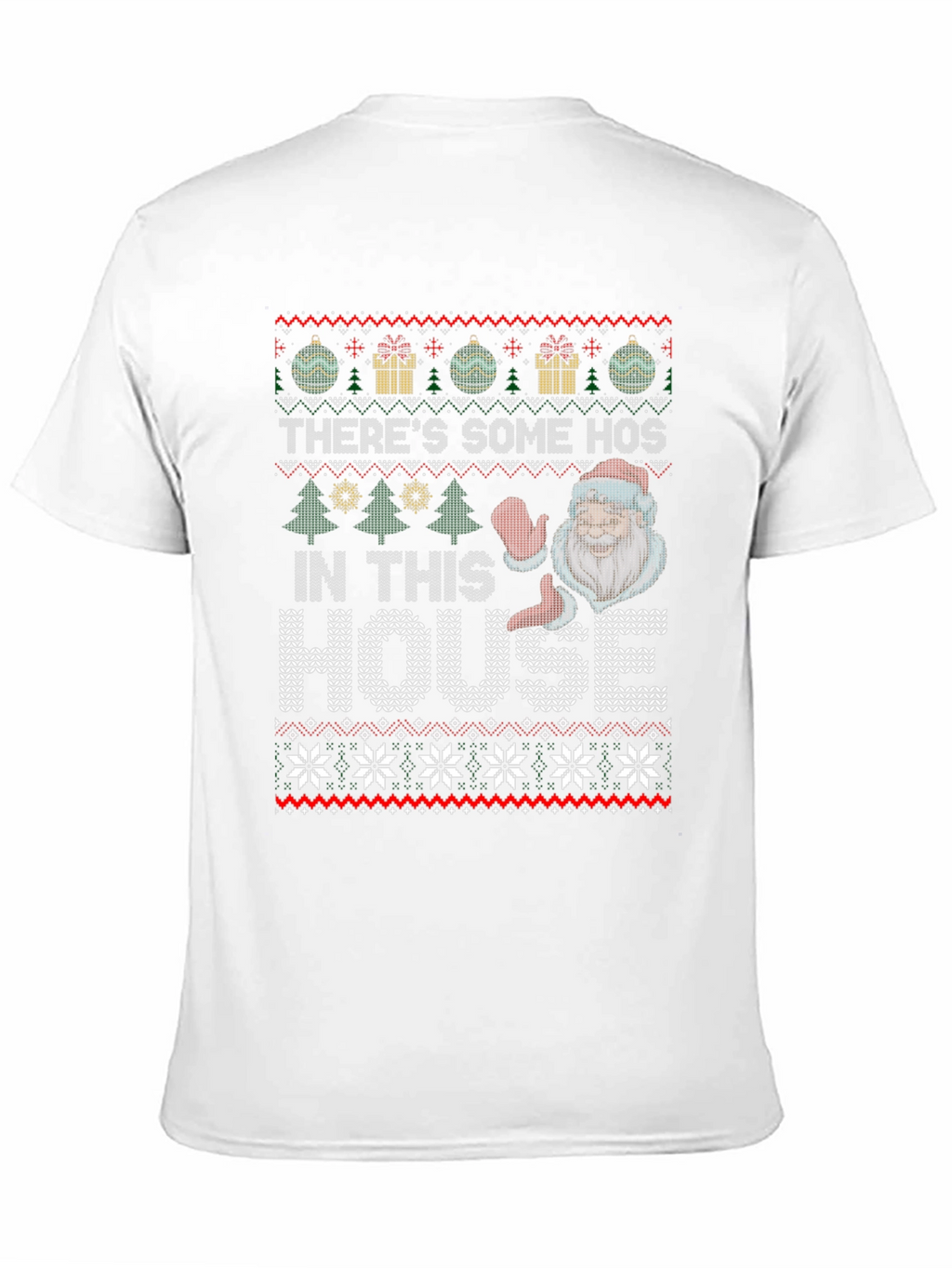 Funny Ugly Christmas Sweater Style T-Shirt