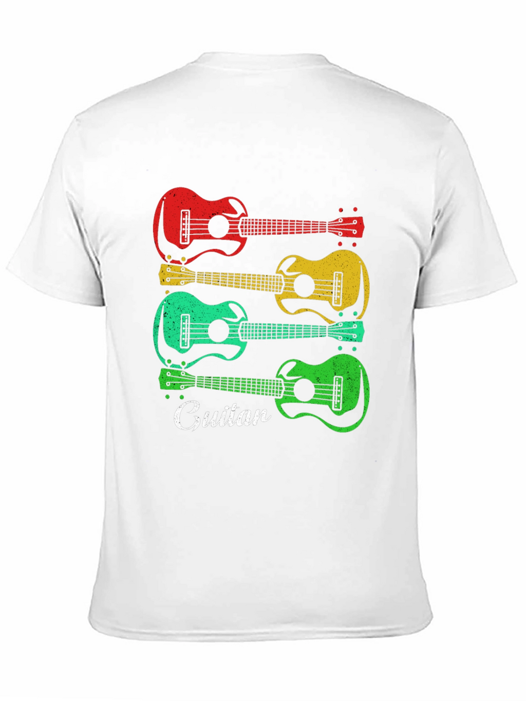 Retro Guitar Graphic Tee - Musical Style