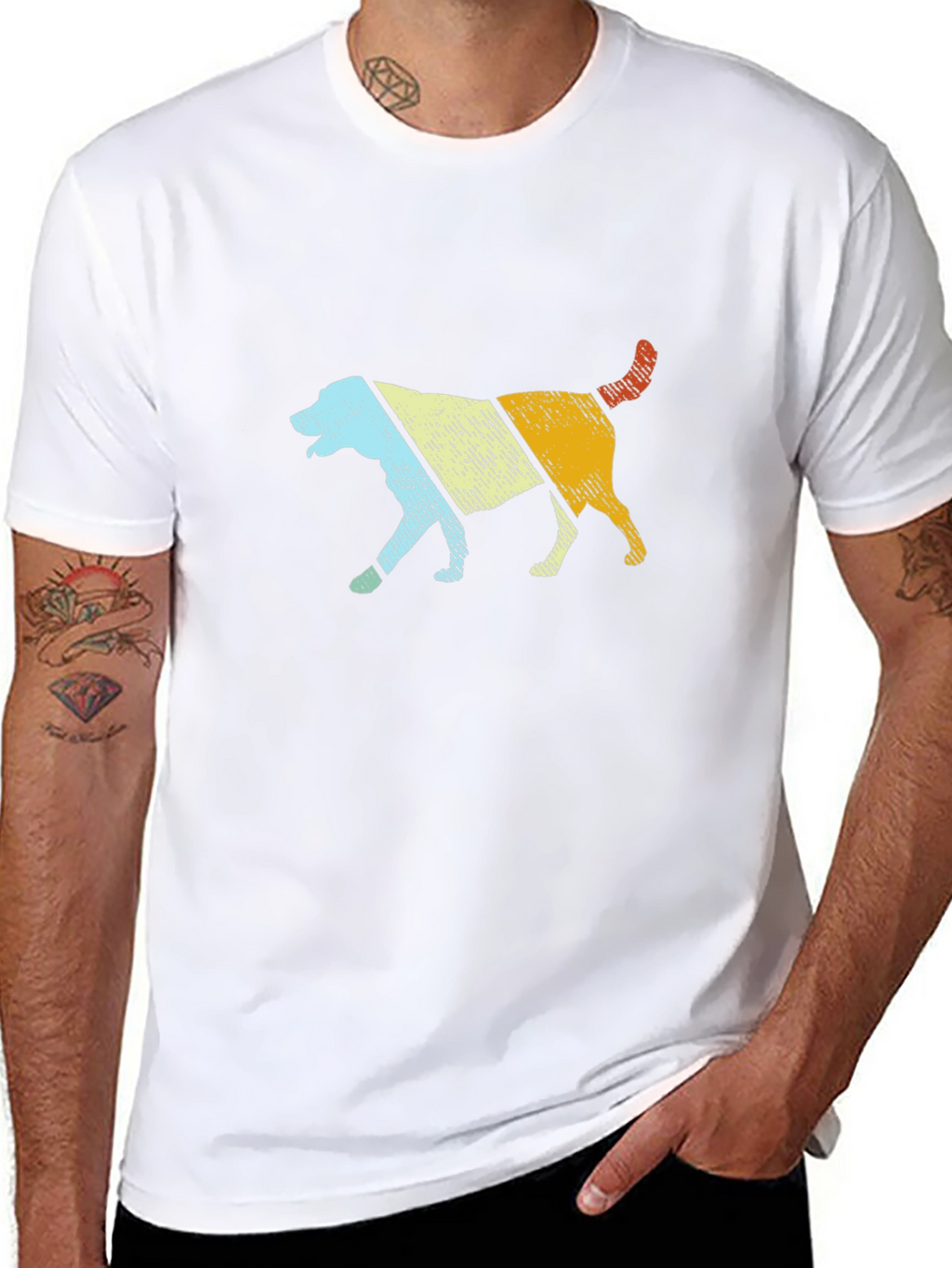 Retro Dog Graphic Tee - Cool Dog Lover Shirt