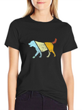 Retro Dog Graphic Tee - Cool Dog Lover Shirt