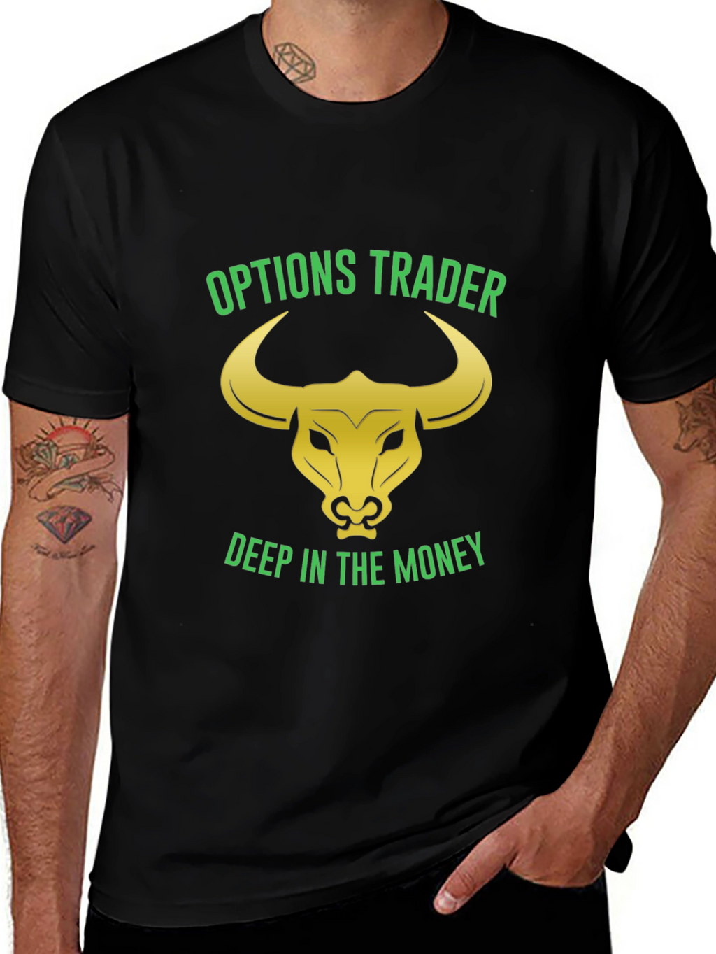 Options Trader Bull T-Shirt