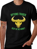Options Trader Bull T-Shirt