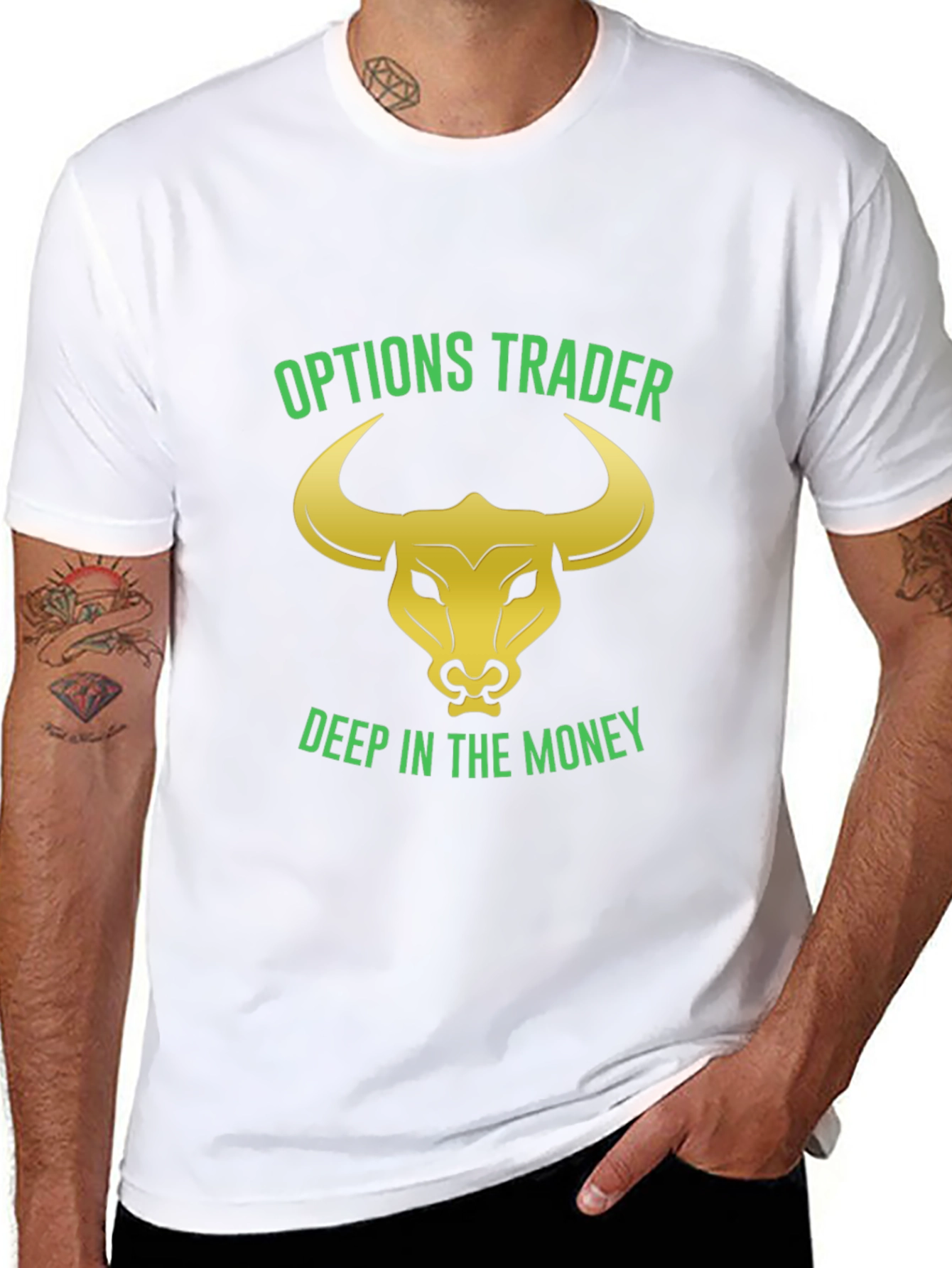 Options Trader Bull T-Shirt