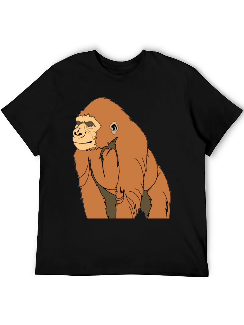 Gorilla Graphic Tee - Classic Crew Neck T-Shirt