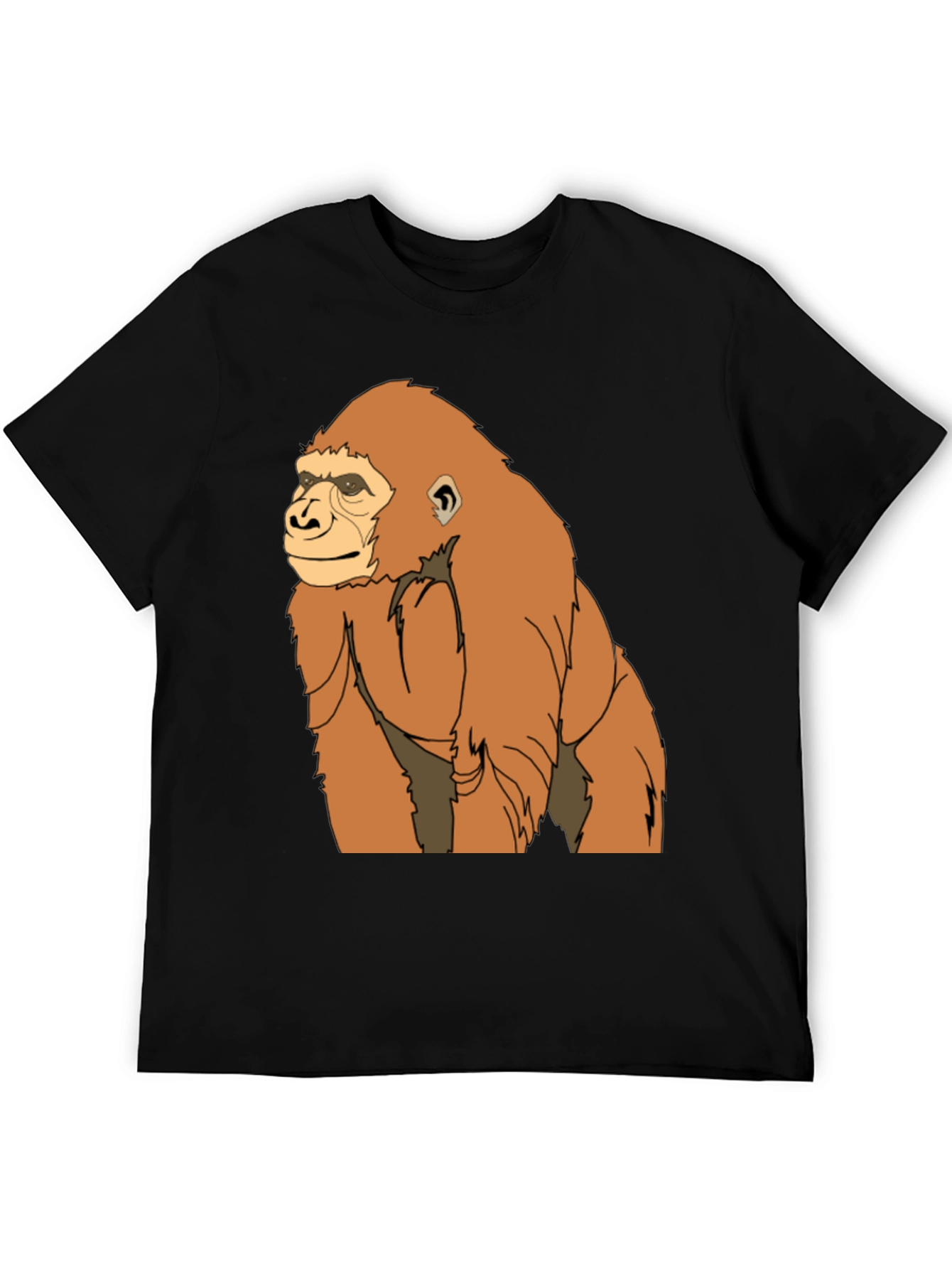 Gorilla Graphic Tee - Classic Crew Neck T-Shirt