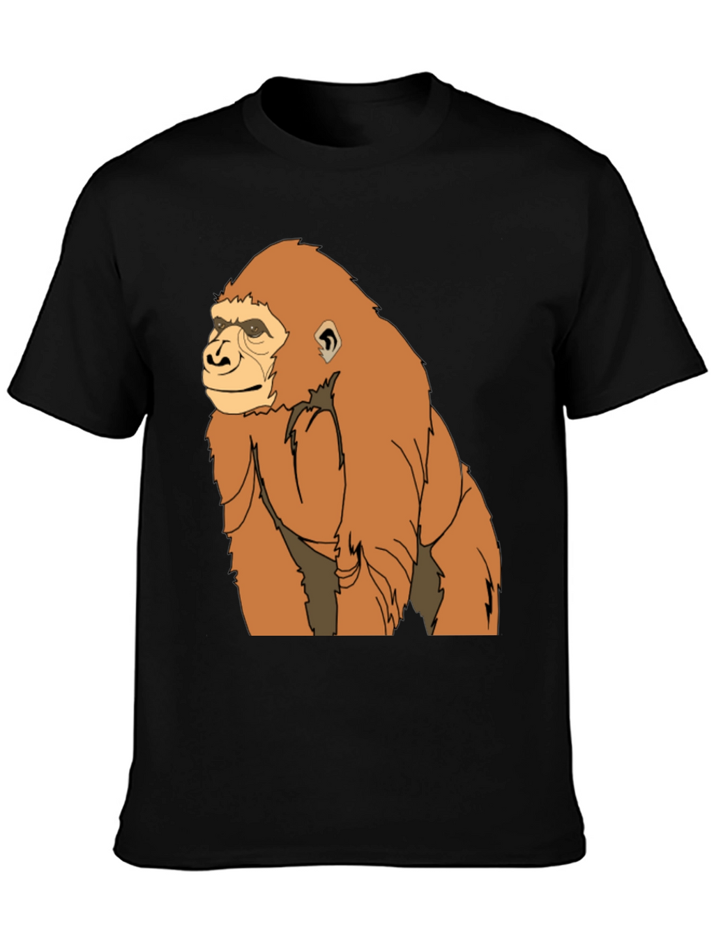 Gorilla Graphic Tee - Classic Crew Neck T-Shirt