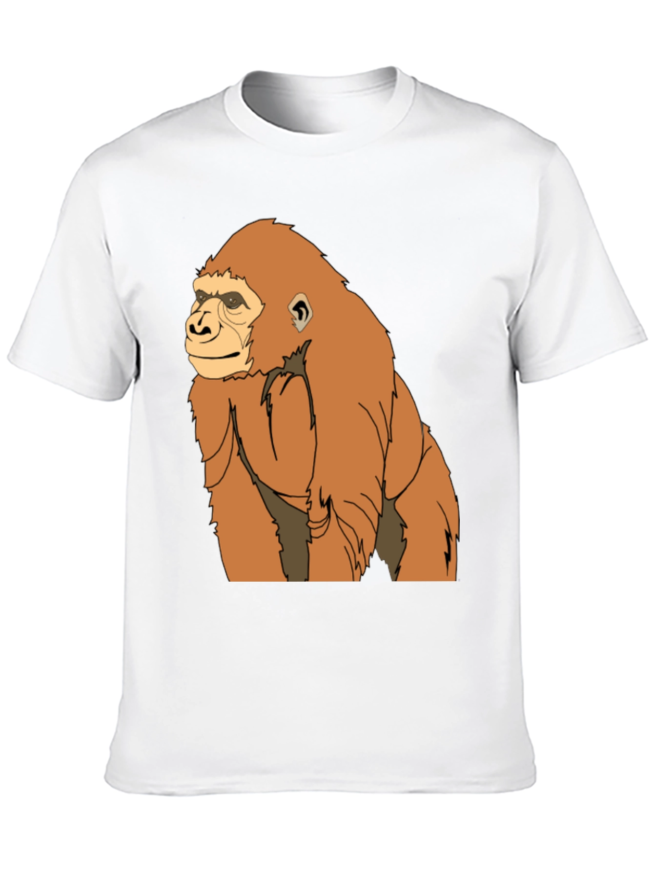 Gorilla Graphic Tee - Classic Crew Neck T-Shirt
