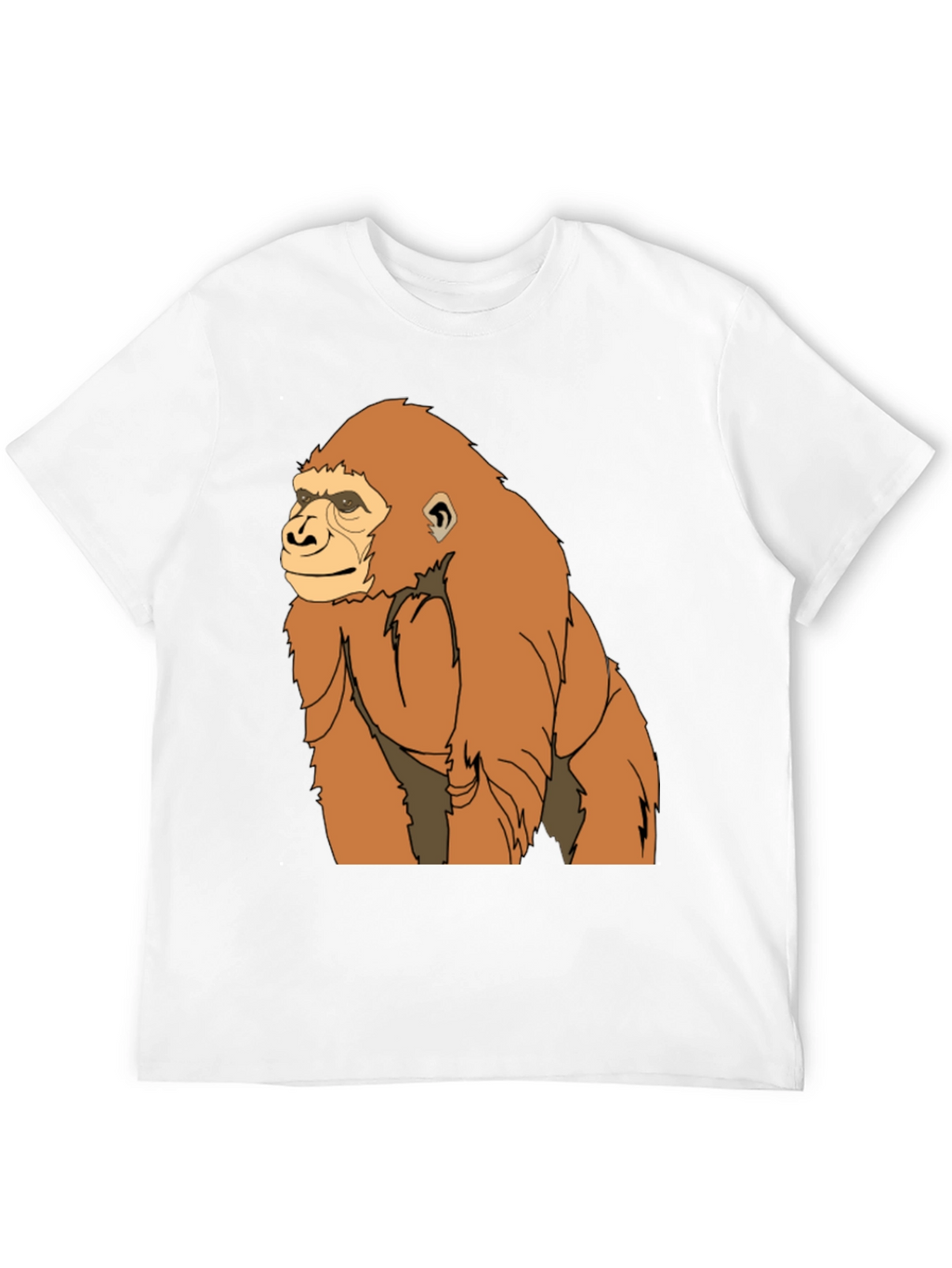Gorilla Graphic Tee - Classic Crew Neck T-Shirt