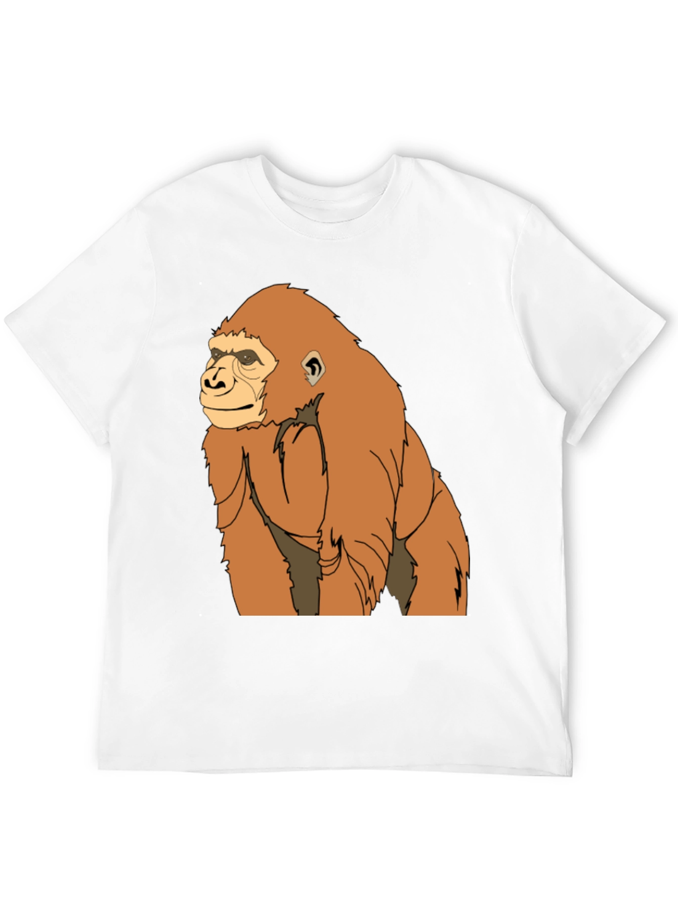 Gorilla Graphic Tee - Classic Crew Neck T-Shirt
