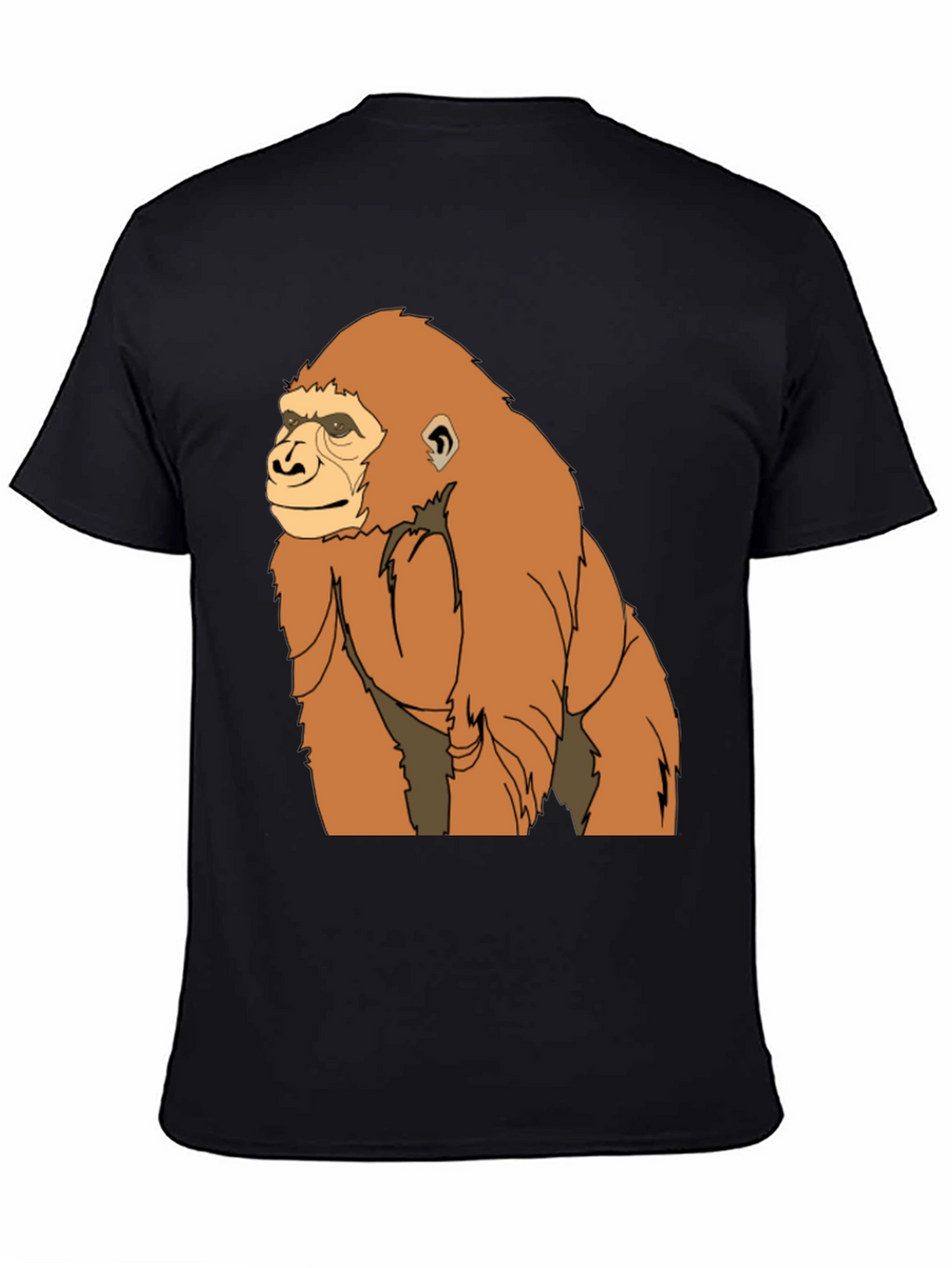 Gorilla Graphic Tee - Classic Crew Neck T-Shirt