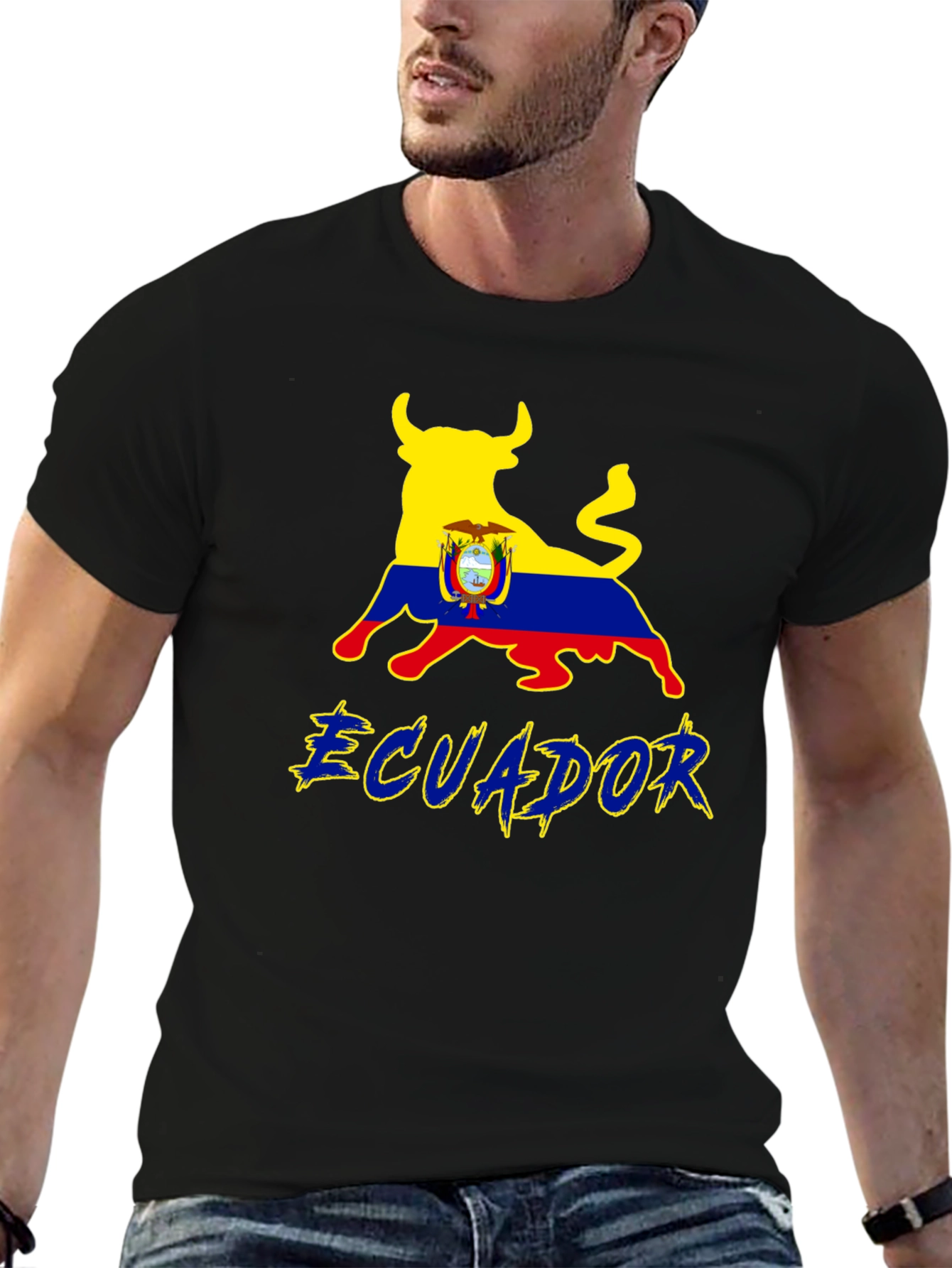 Ecuador Bull Flag T-Shirt