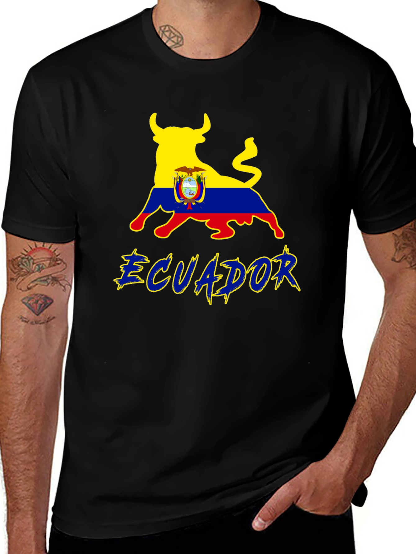 Ecuador Bull Flag T-Shirt