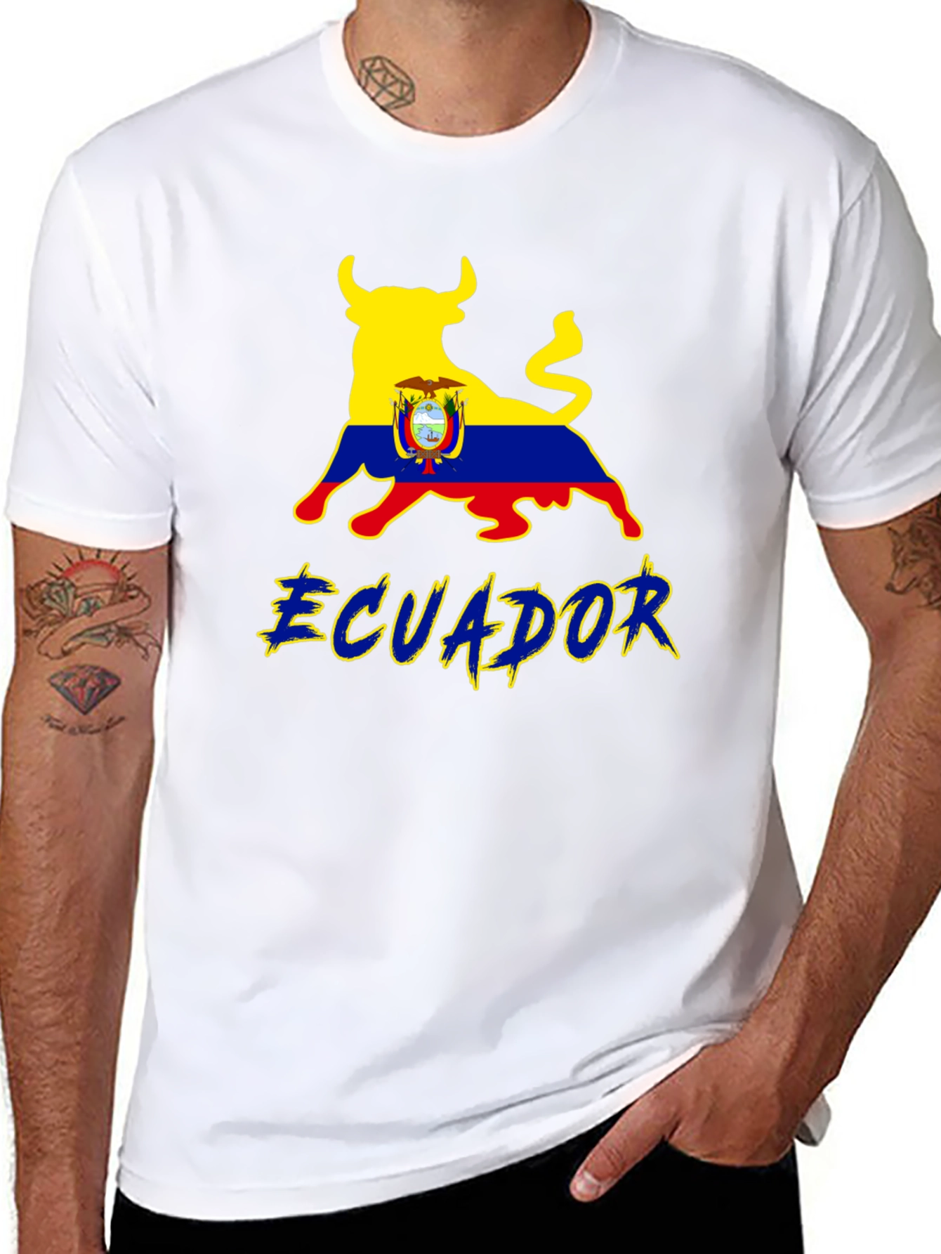 Ecuador Bull Flag T-Shirt