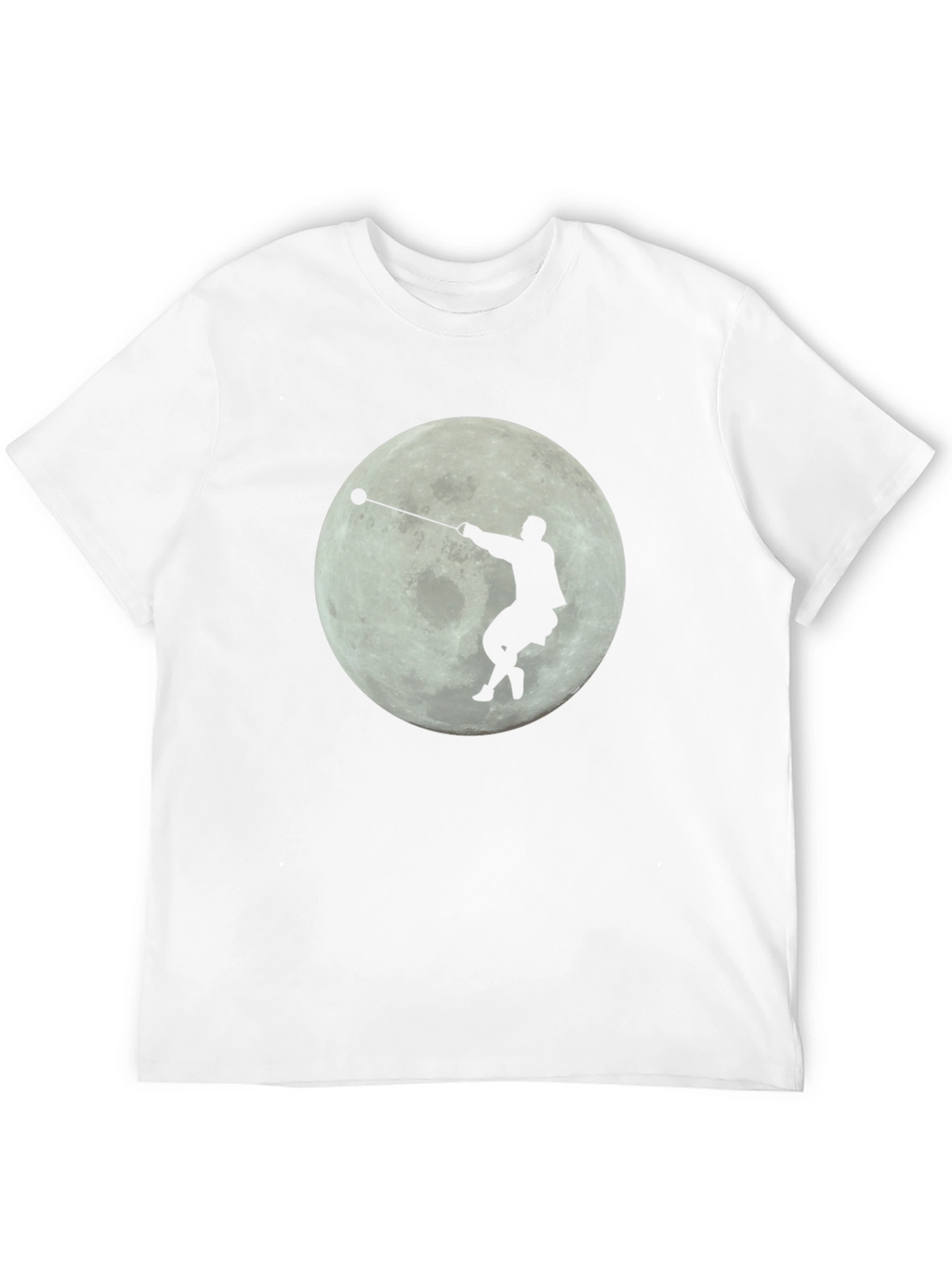 Hammer Thrower Moon Silhouette T-Shirt