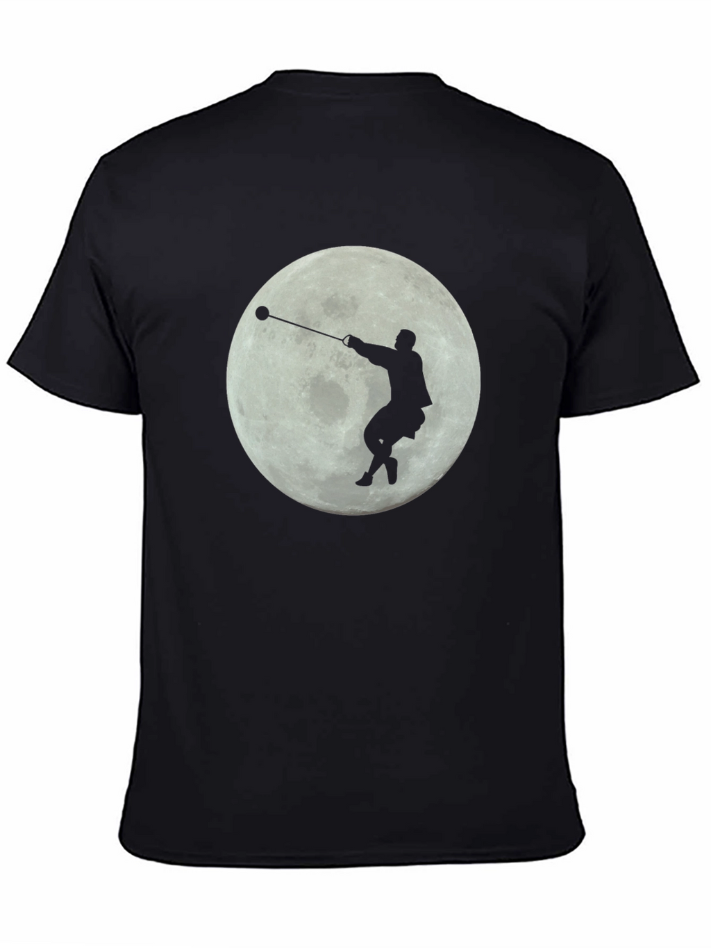 Hammer Thrower Moon Silhouette T-Shirt