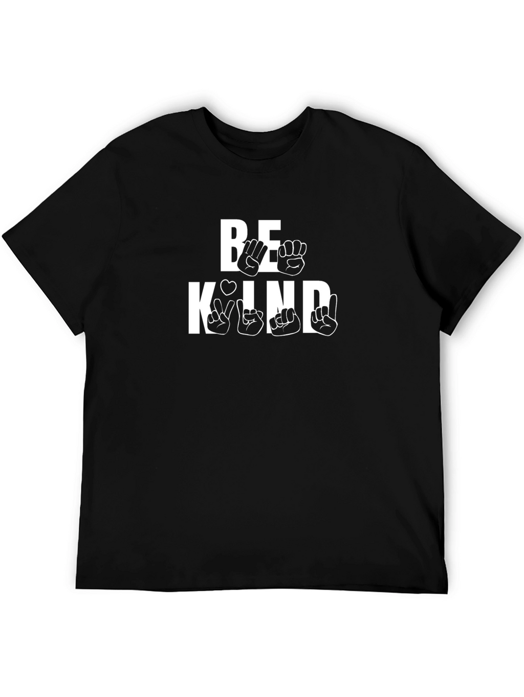 Be Kind Sign Language Graphic T-Shirt