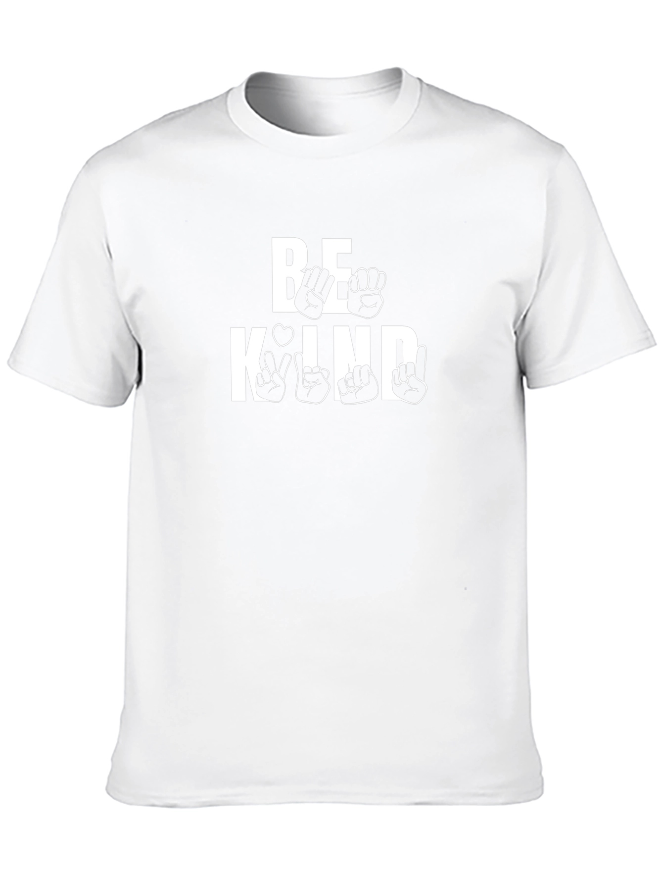 Be Kind Sign Language Graphic T-Shirt