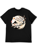 Japanese Sakura T-Shirt - Mountain Blossom Design