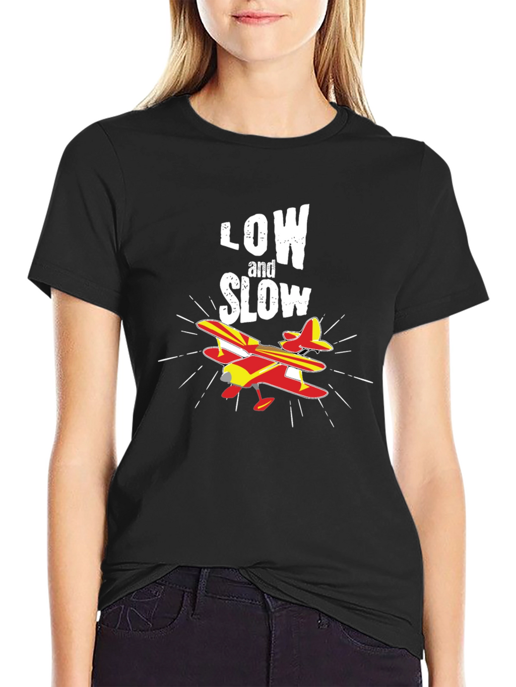 Low and Slow Airplane T-Shirt