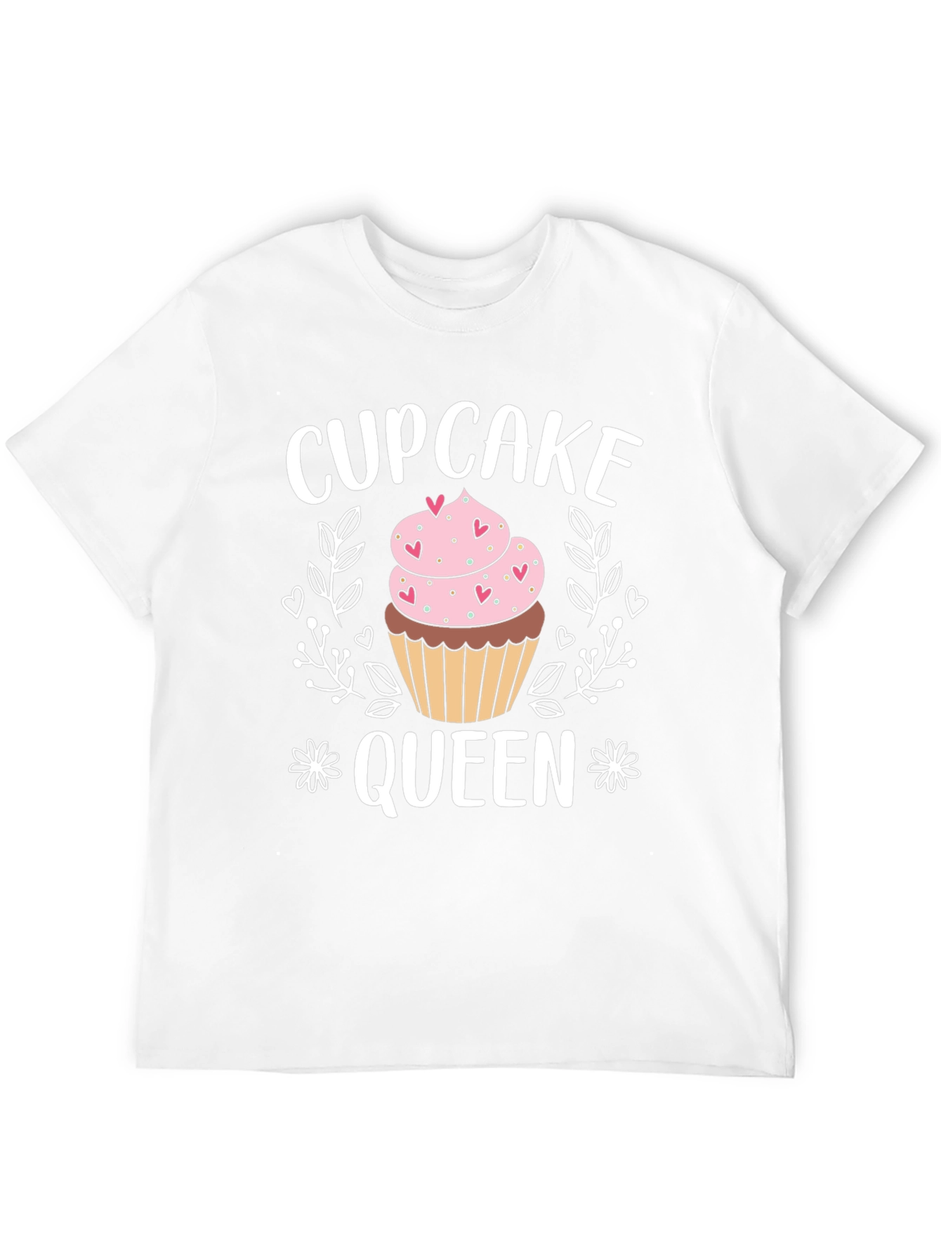 Cupcake Queen Graphic T-Shirt - Black