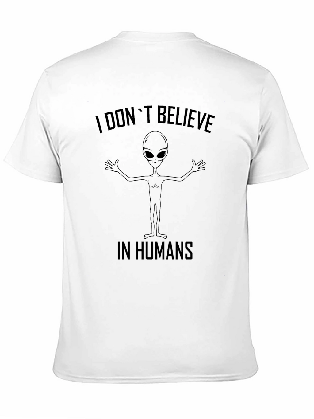 Alien Believer Graphic Tee - Black T-Shirt