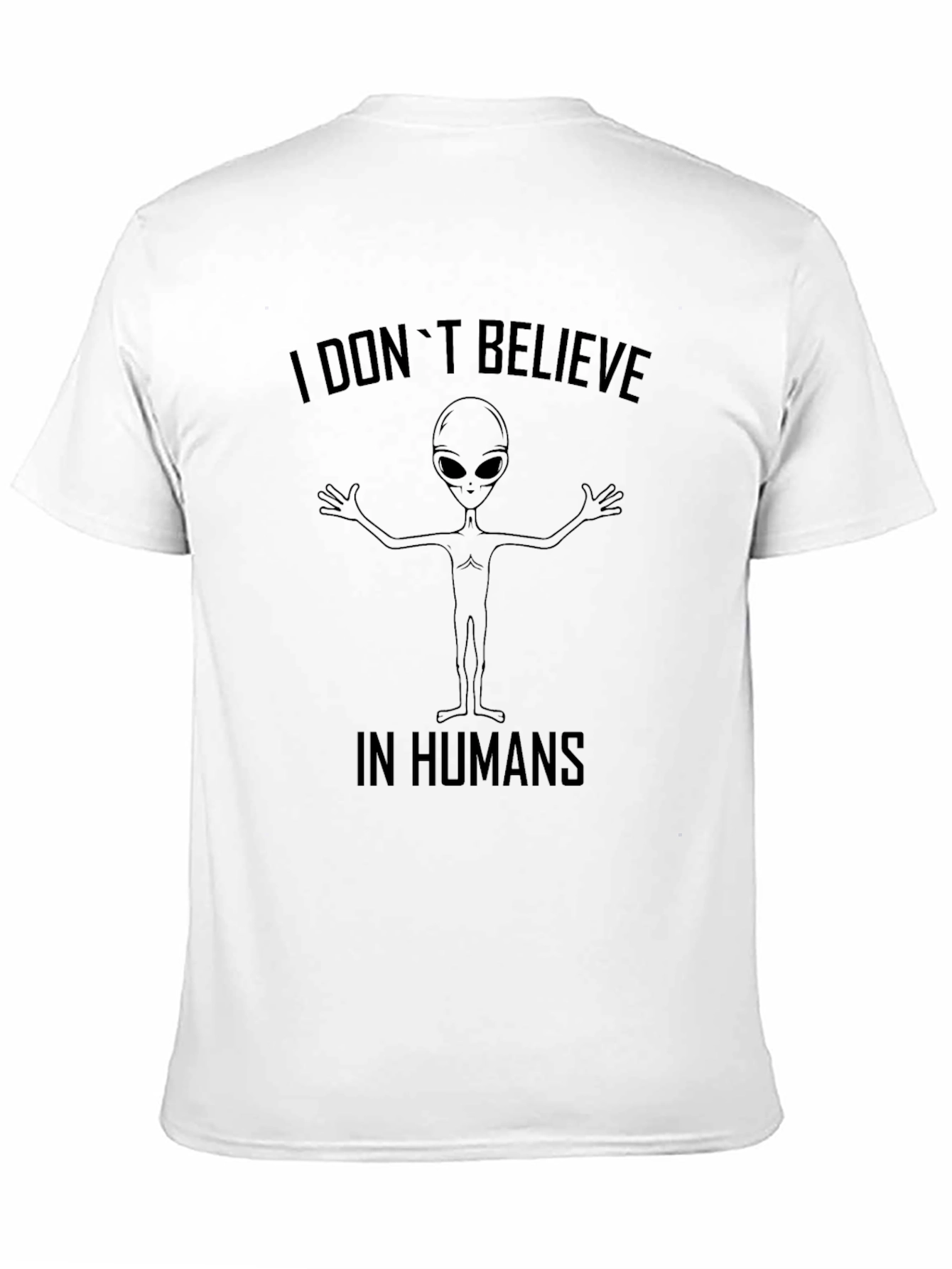 Alien Believer Graphic Tee - Black T-Shirt
