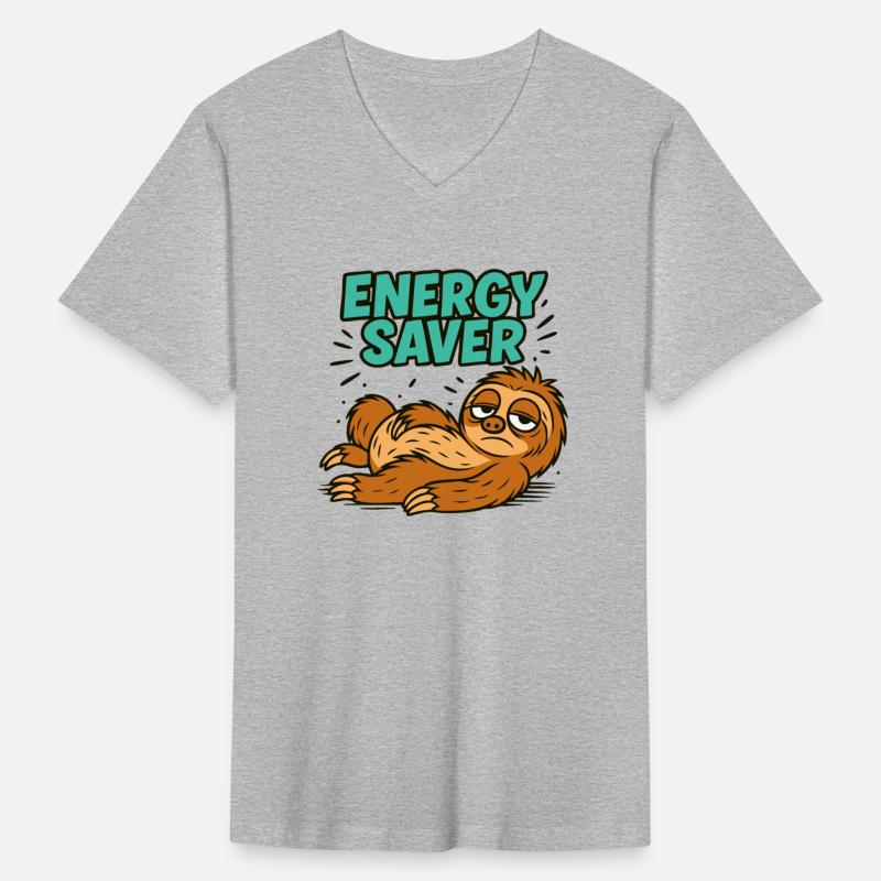 Energy Saver – Lazy Sloth Cartoon Shirt