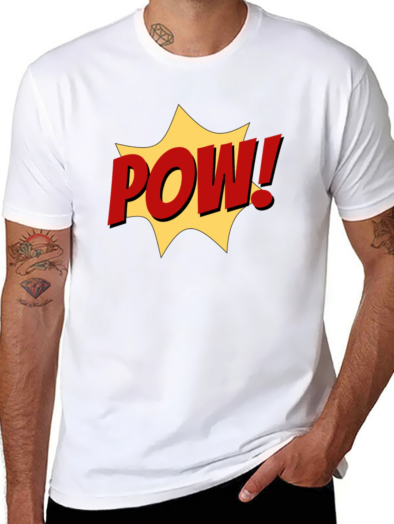 POW! Graphic Tee - Comic Book Style