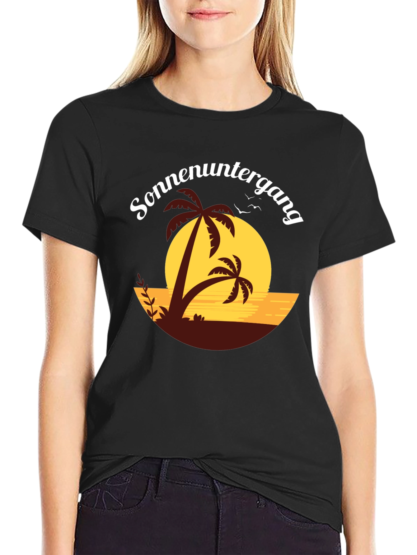 Sunset Palm Tree T-Shirt