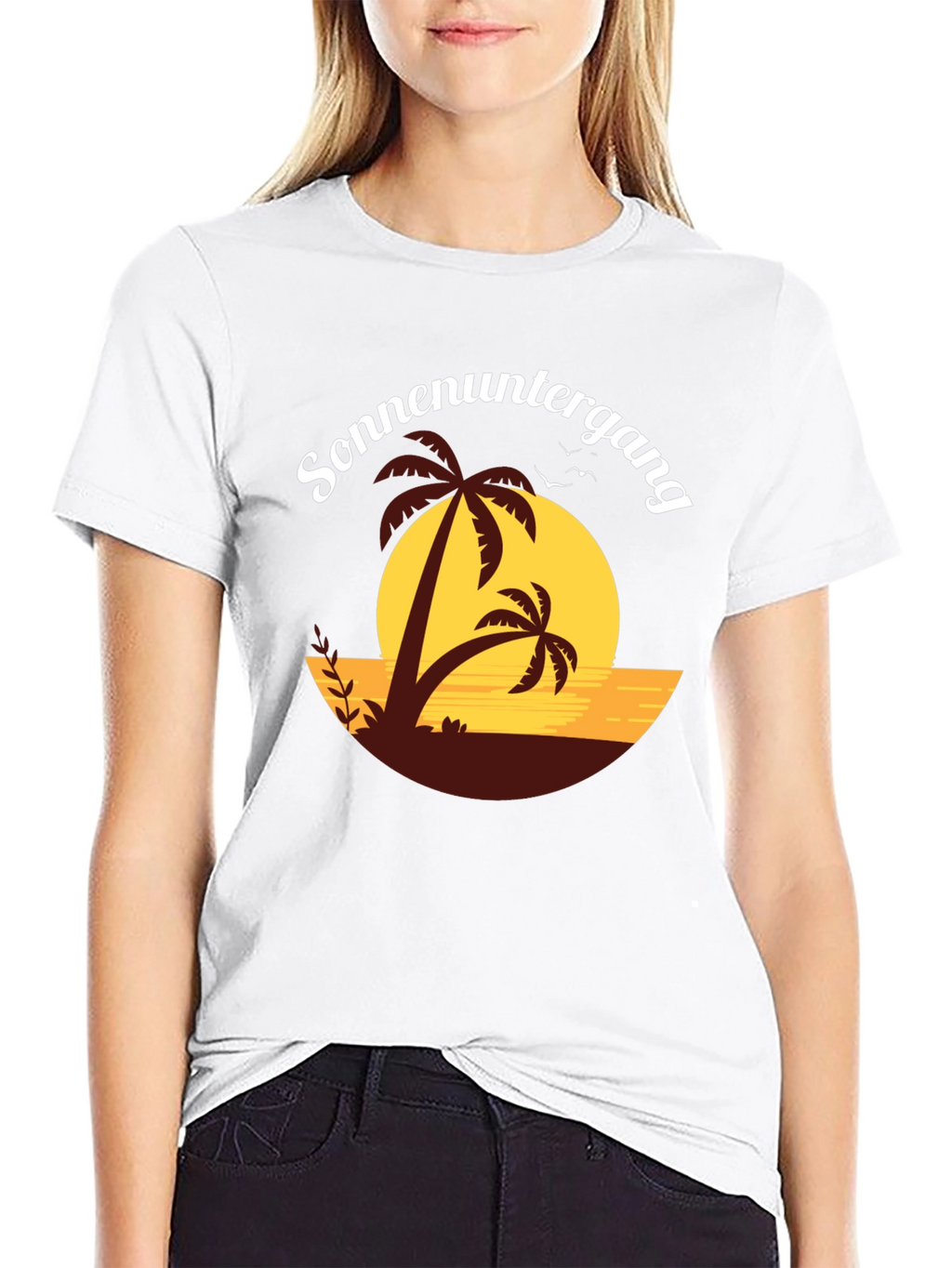 Sunset Palm Tree T-Shirt