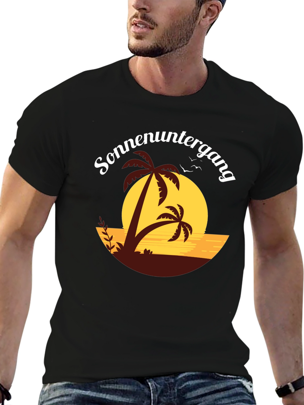 Sunset Palm Tree T-Shirt