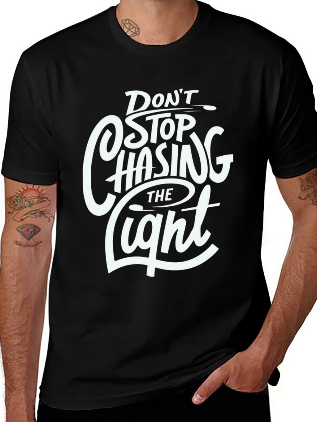 Dont Stop Chasing the Light Graphic T-Shirt