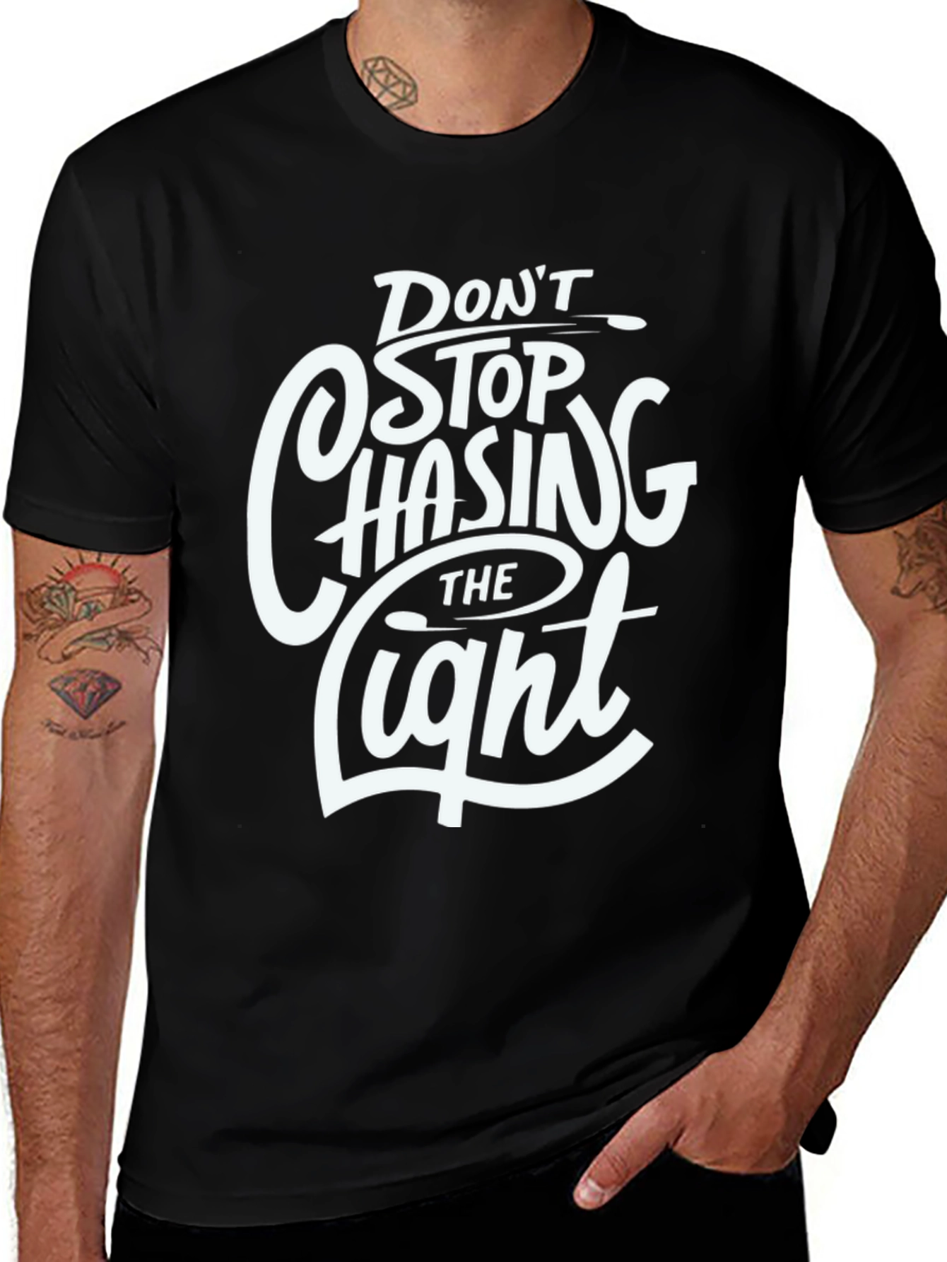Dont Stop Chasing the Light Graphic T-Shirt