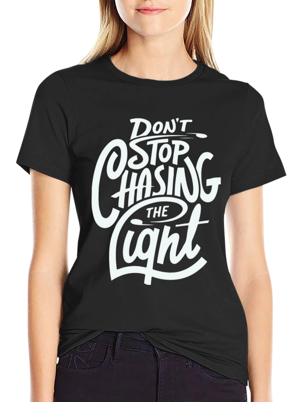 Dont Stop Chasing the Light Graphic T-Shirt