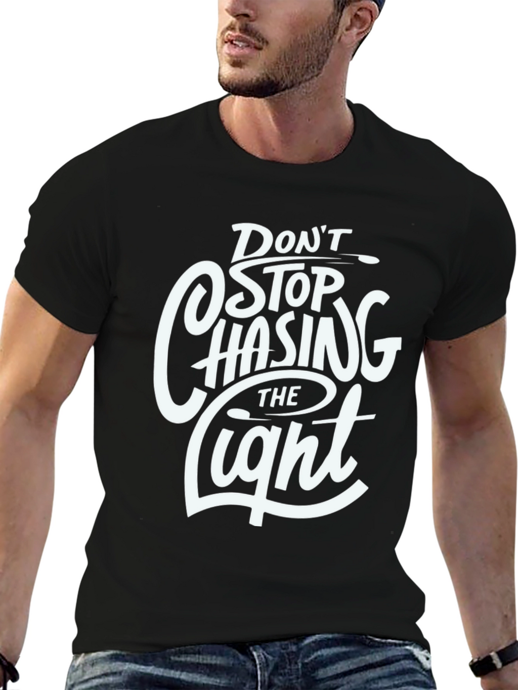 Dont Stop Chasing the Light Graphic T-Shirt