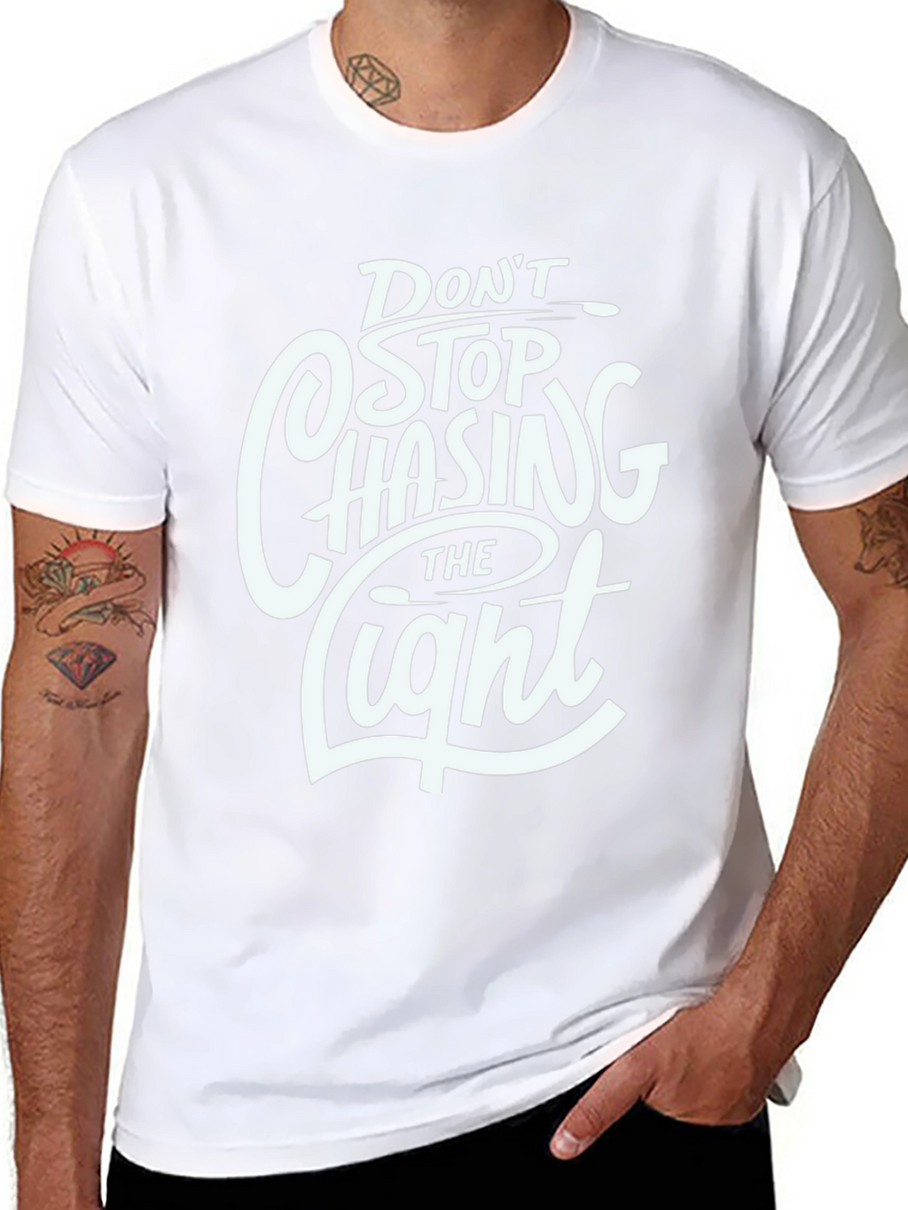 Dont Stop Chasing the Light Graphic T-Shirt