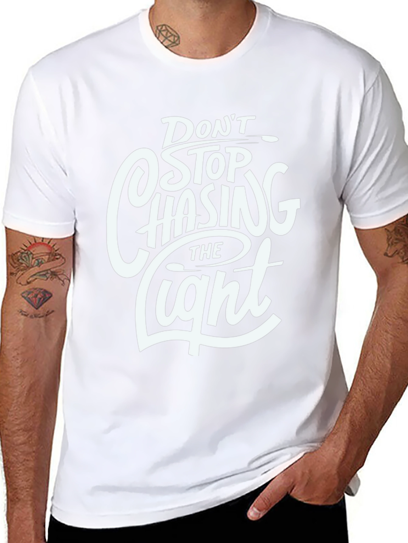 Dont Stop Chasing the Light Graphic T-Shirt