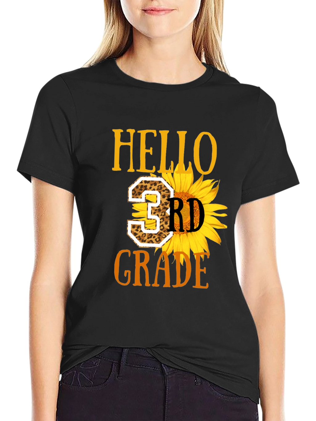 Hello 3rd Grade Sunflower T-Shirt