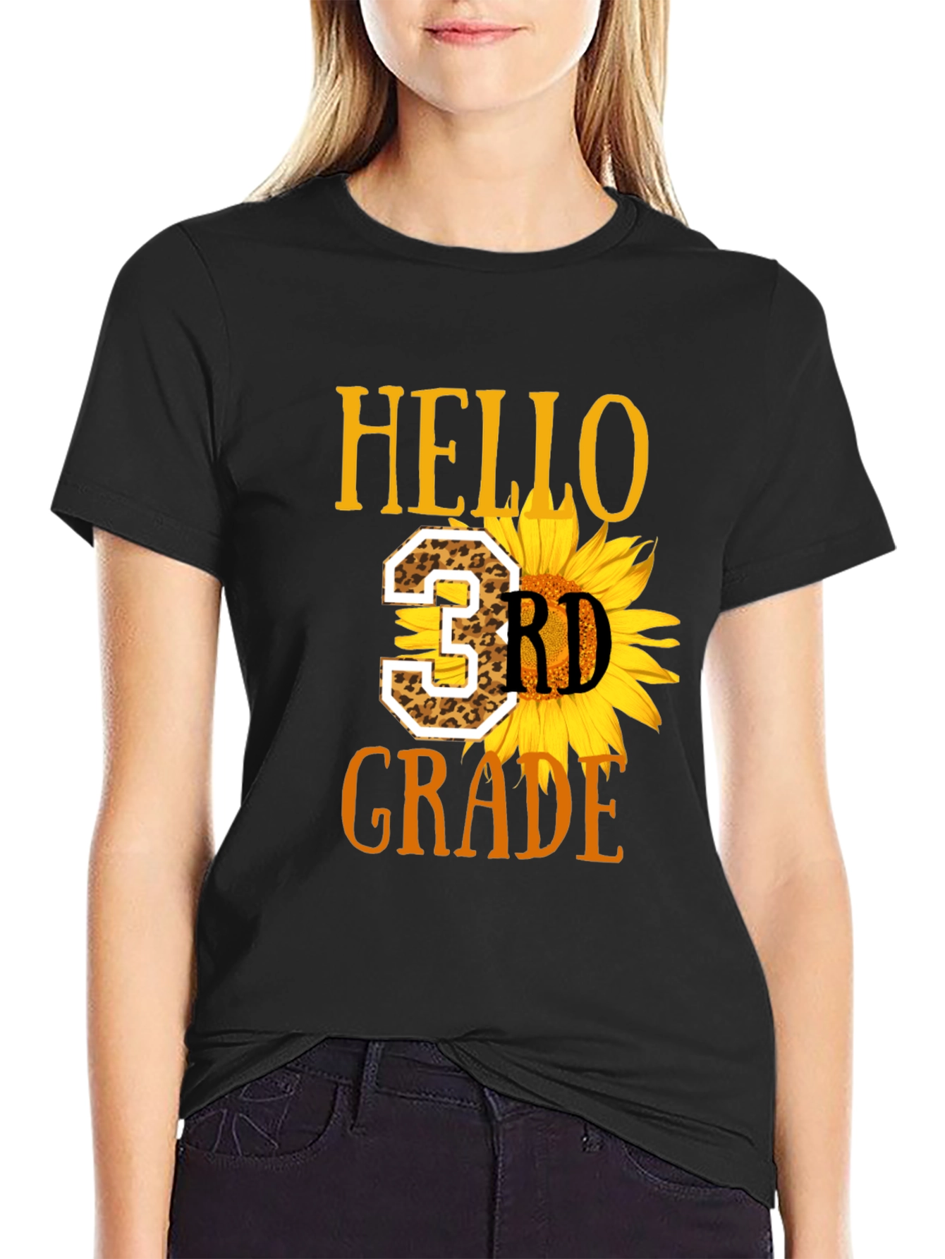 Hello 3rd Grade Sunflower T-Shirt