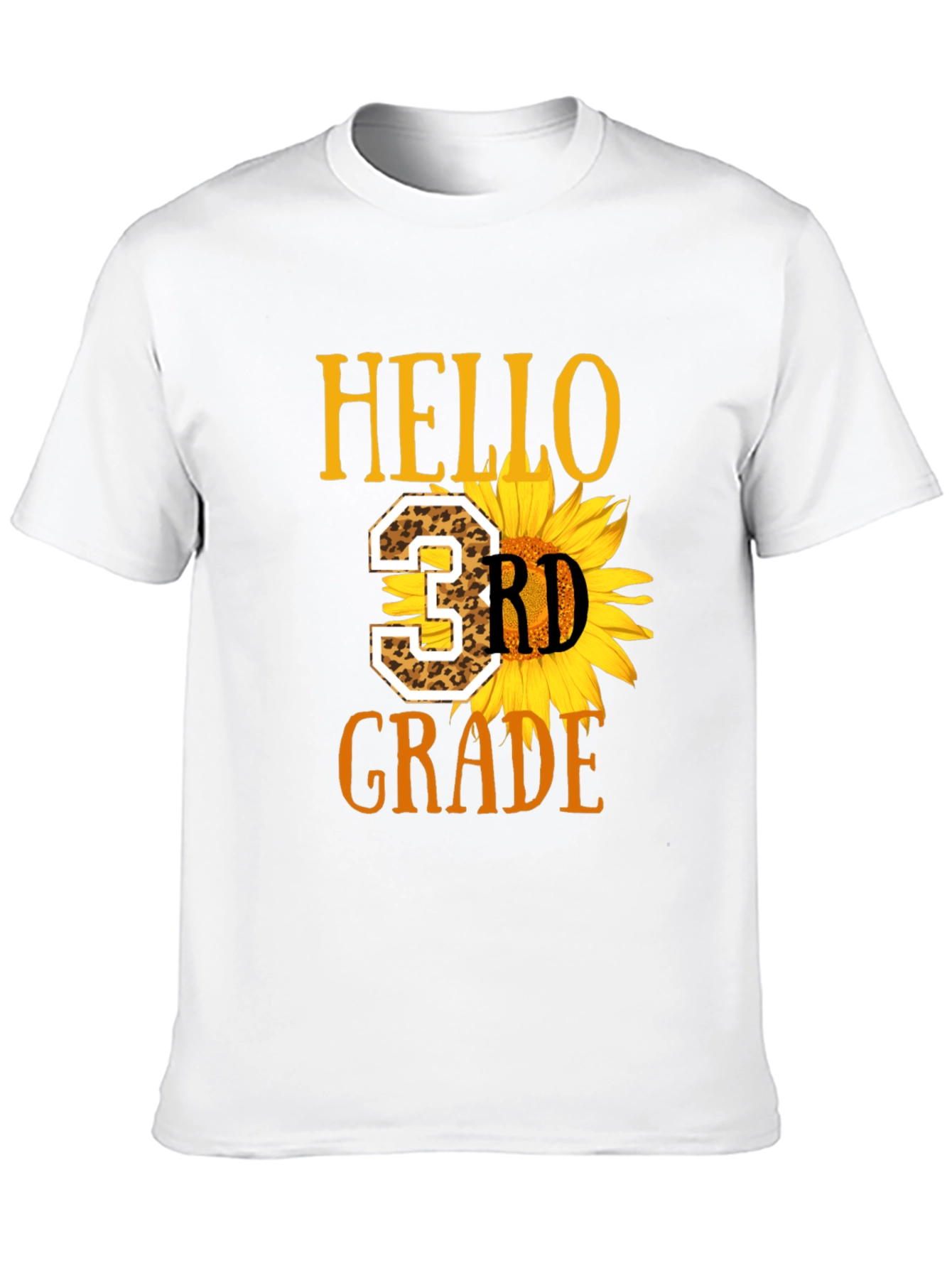 Hello 3rd Grade Sunflower T-Shirt