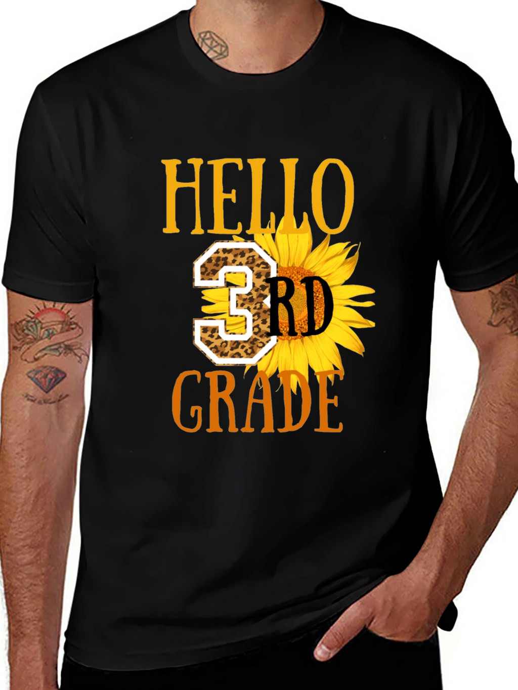 Hello 3rd Grade Sunflower T-Shirt