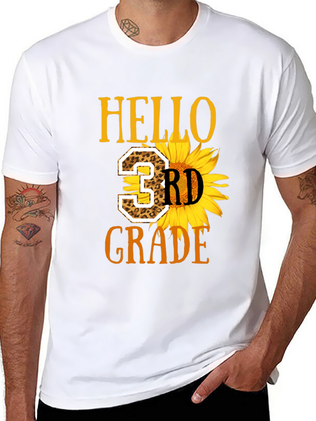 Hello 3rd Grade Sunflower T-Shirt