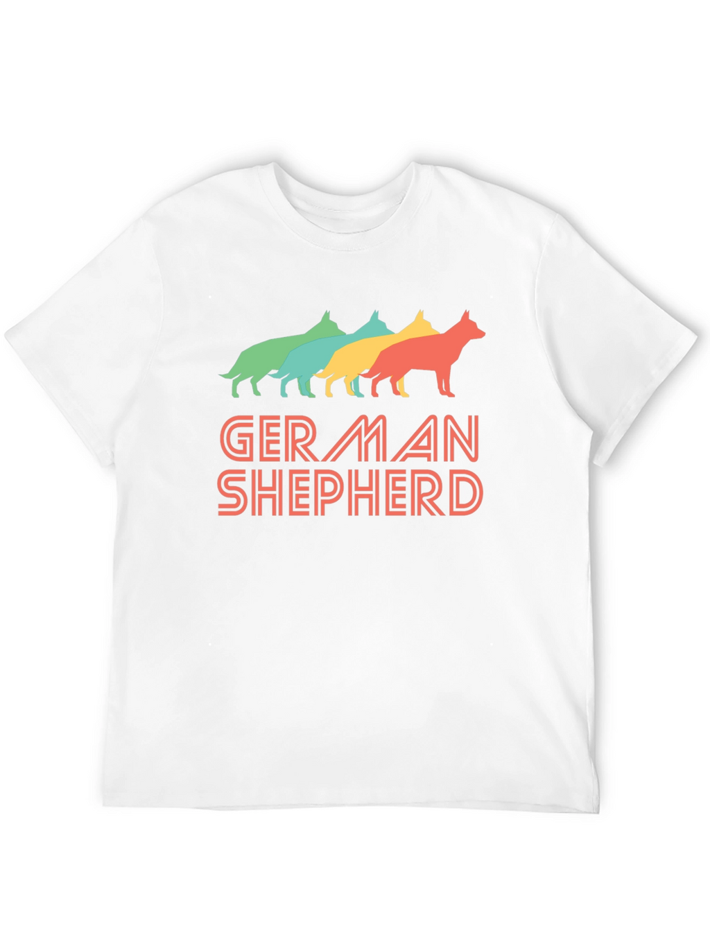 German Shepherd Dog Silhouette T-Shirt