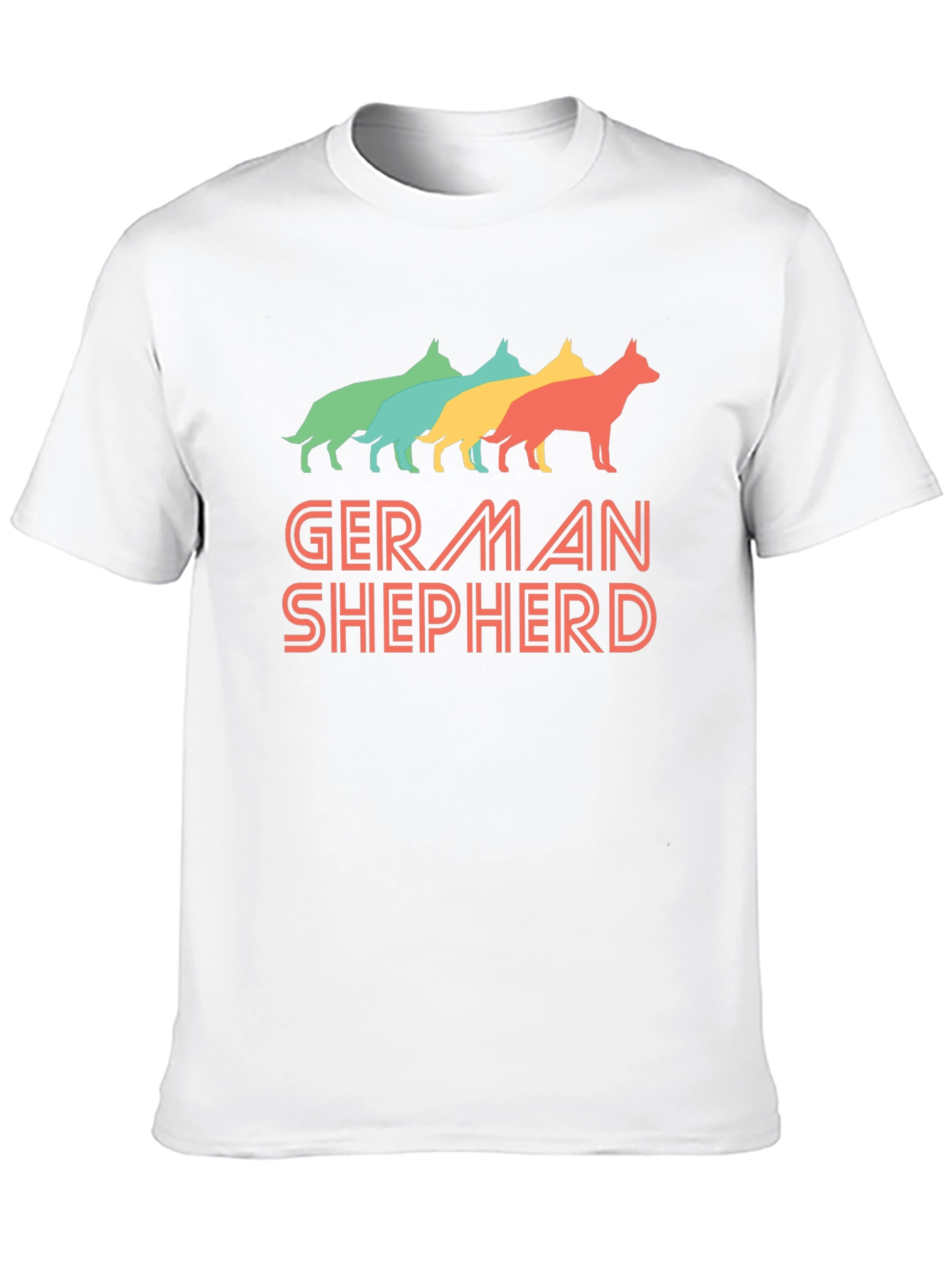 German Shepherd Dog Silhouette T-Shirt