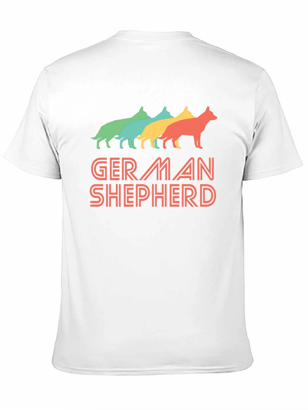German Shepherd Dog Silhouette T-Shirt