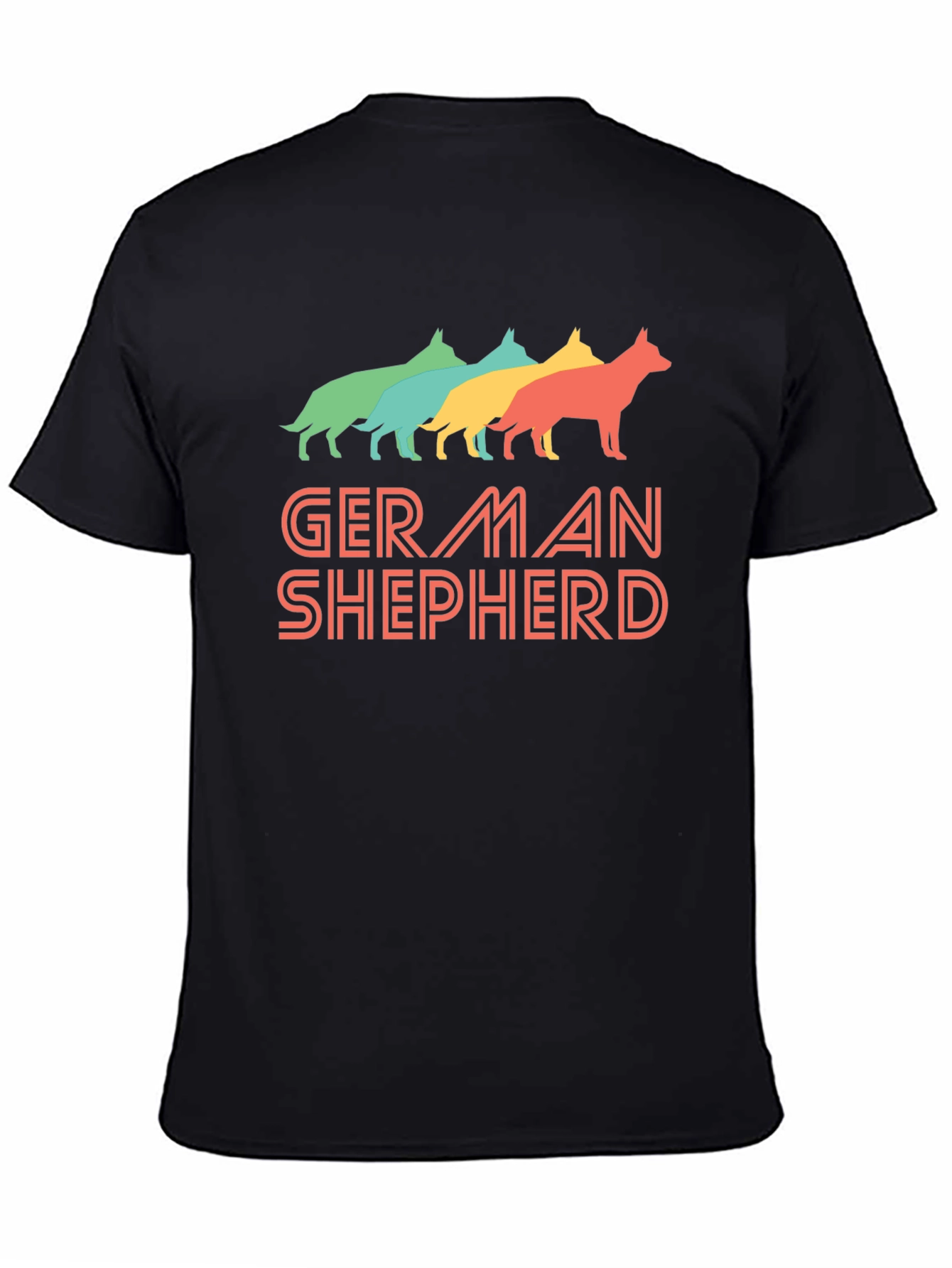 German Shepherd Dog Silhouette T-Shirt