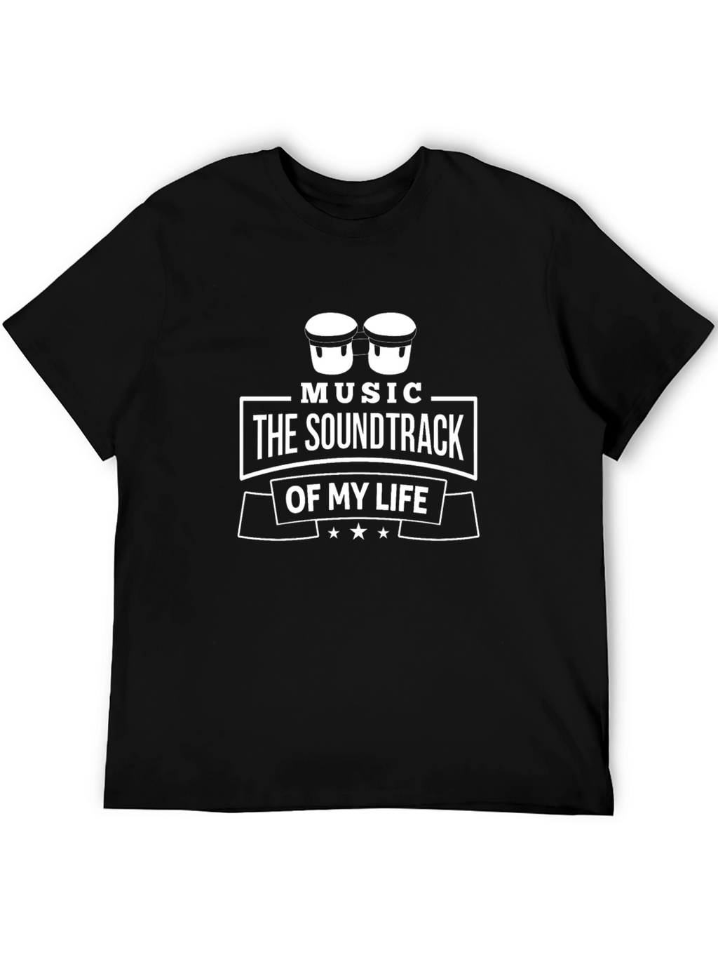Music Soundtrack T-Shirt - Black Graphic Tee