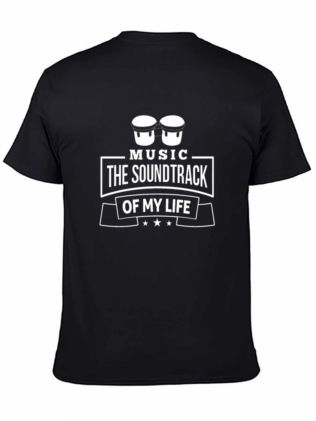 Music Soundtrack T-Shirt - Black Graphic Tee